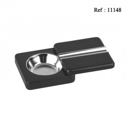Black cigar ashtray with...