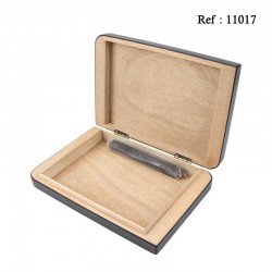 humidor carbon finish shiny for 10 cigars