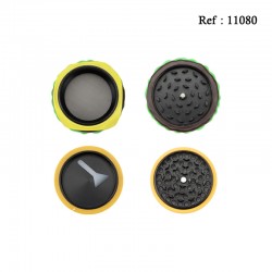 Grinder métal/plastique BURGER, Ø 6.5 cm, 4 éléments, en boîte cadeau