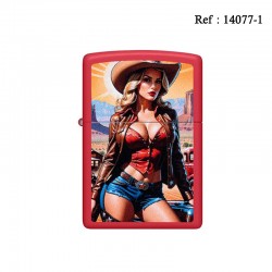 Zippo lighter red matt...