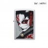 Briquet ZIPPO Chromé satin Femme Samourai