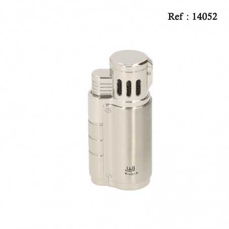 Briquet triple jet Winjet Escape Chrome & emporte pièce 8mm