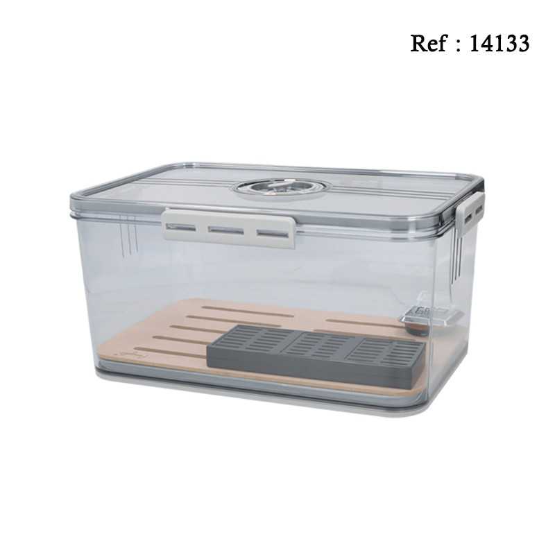 Humidor Clickbox transparent 320 x 220 x 160mm, 75 cigars