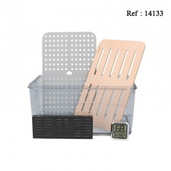 Humidor Clickbox transparent 320 x 220 x 160mm, 75 cigars