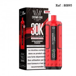 30K HyperMax Advanced Strawberry Punch 20mgml Crown Bar Al Fakher