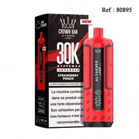 30K HyperMax Advanced Strawberry Punch 20mgml Crown Bar Al Fakher