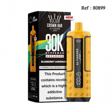30K HyperMax Advanced Blueberry Lemonade 20mgml Crown Bar Al Fakher