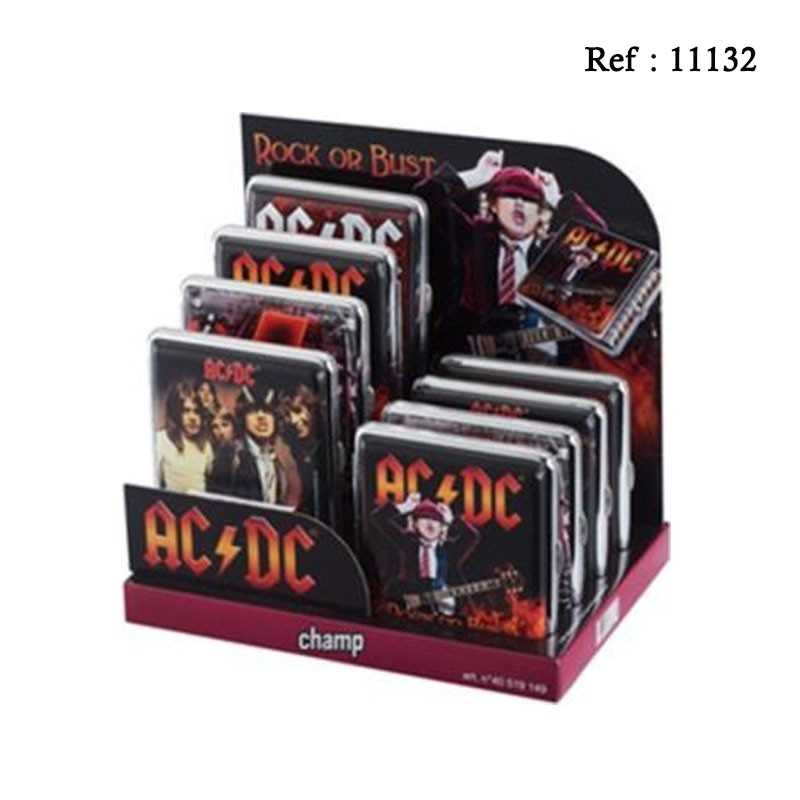 cigarette case AC/DC for 20 pcs, display of 12pcs