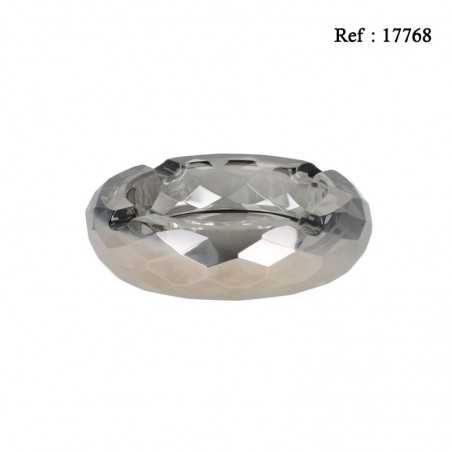 Cendrier Cristal noir 10 cm