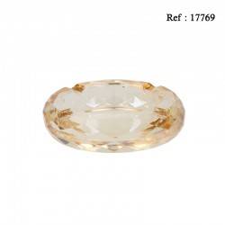 Gold Crystal Ashtray 10cm