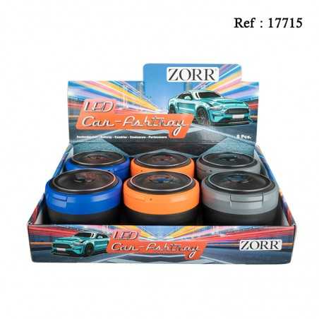 car ashtray LED colors assorted per 6 pcs