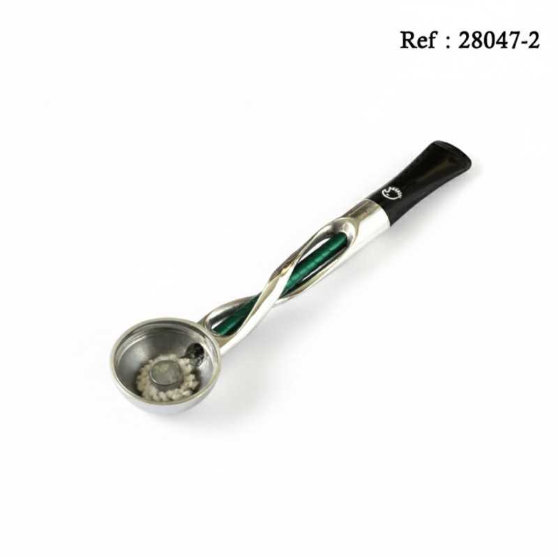 falcon twisted stems green color, Black Dental Mouthpiece