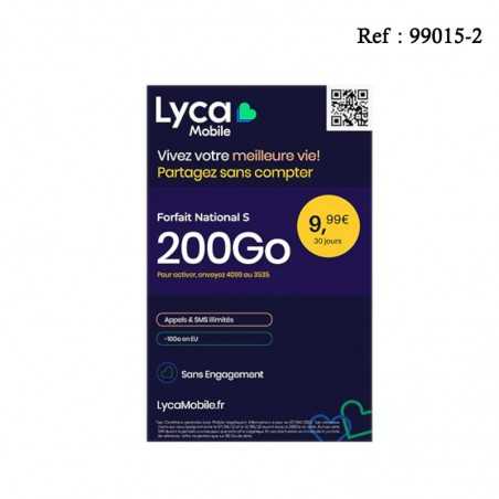Carte SIM LYCA Mobile 200Go