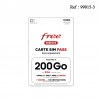 Carte SIM prépayée FREE 200Go