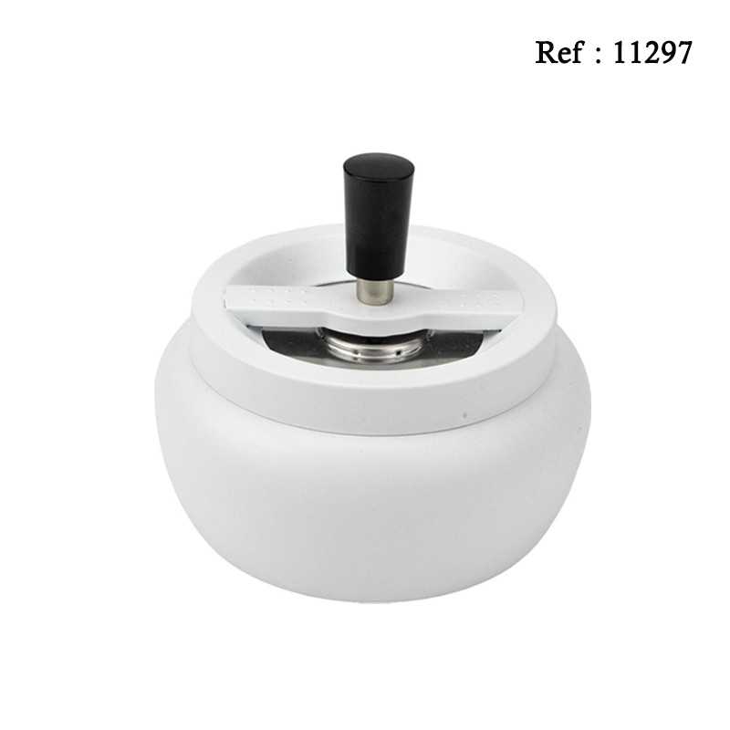 Spinning Ashtray White Mat Ø 13 cm