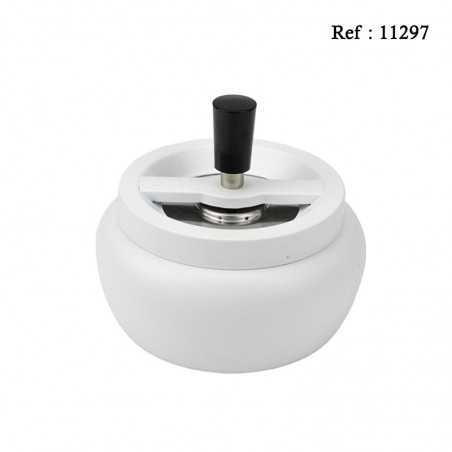 Spinning Ashtray White Mat Ø 13 cm