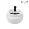 Spinning Ashtray White Mat Ø 13 cm