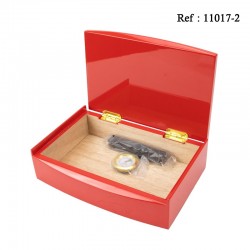 humidor redgossy for 10 cigars 220 x 140 x 54