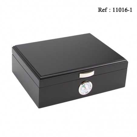Cave Passatore Noir Mat pour 20 cigares, 240 x 180 x 80