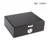 humidor Passatorr black matte for 20 cigares 240 x 180 x 80