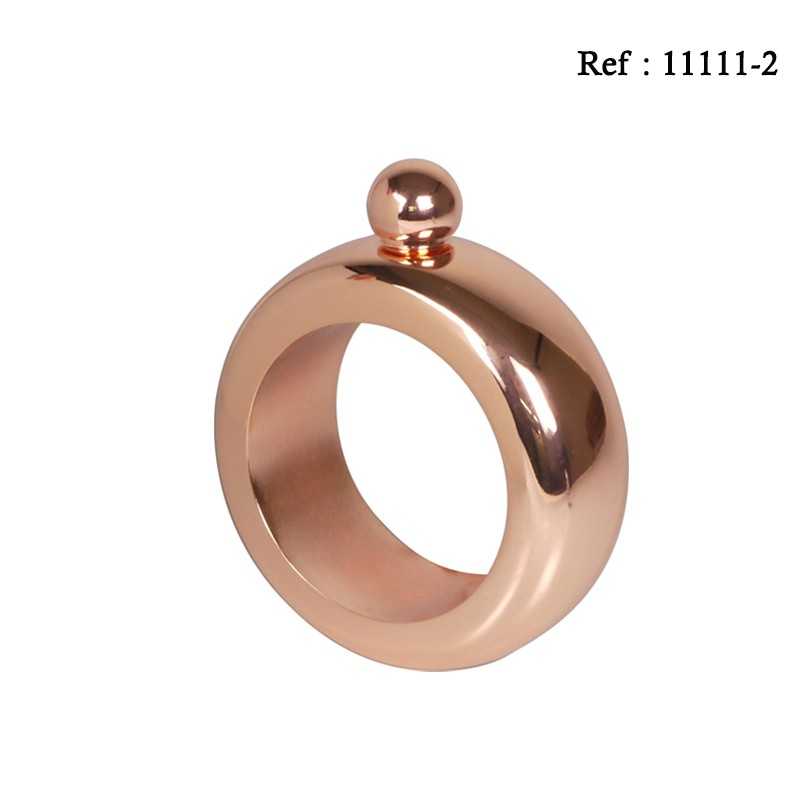 Bracelet Flasque 105 ml Or Rose, Ø 7 cm