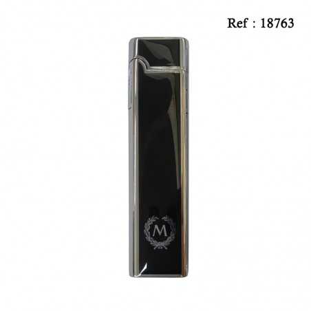 Flint Pipe lighter MYON Saint Blaise Black