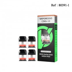 Cartouche XROS Series 0.6 Ohm 3mL Vaporesso - boîte de 4 pcs