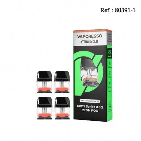 Cartdridge XROS Series 0.6 Ohm 3ml Vaporesso - box of 4 pcs