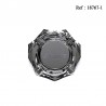 Glass Cigarette Ashtray Crystal Ø 7 cm