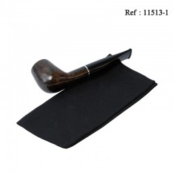 Pipe Jean Claude Red Brown Straight Bruyere with gift box and pouch