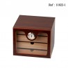 Cigar Humidor cherry color for 50 cigars, 4 drawers, 240 x 230 x 220