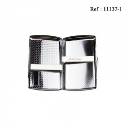Cigarette case JC metal noppy design for 12 cigarettes
