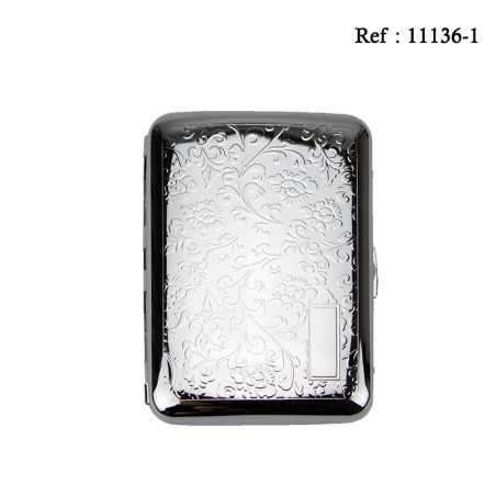 Etui 16 cigarettes JC Chromé Brillant Vénitien