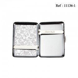 Cigarette case JC metal venitian for 16 cigarettes