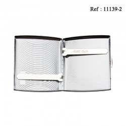 Etui 20 cigarettes JC Chromé Guilloché Arches