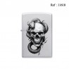 lighter ZIPPO Satin finish Skull and Snake