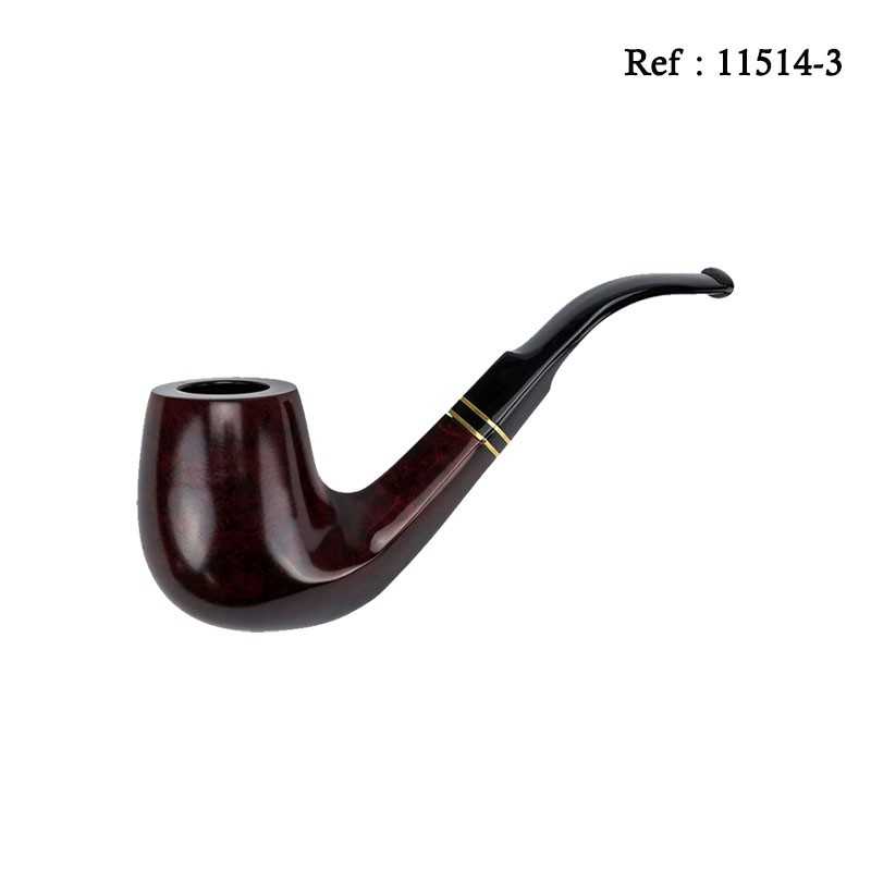 Pipe Jean Claude Bent Red Bruyere in gist box and pouch