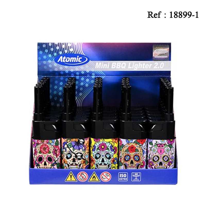 Mini Gas Match La Catrina assorted per 25 pcs