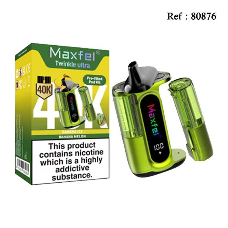 40K 2 en 1 Banane Ice et Banane Melon 20mg/mL Maxfel Twinkle Ultra