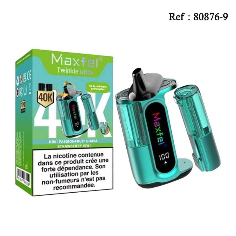 40K double flavor Kiwi Passion Fruit Guava and Strawberry Kiwi20mg/mL