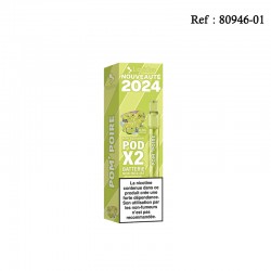 2 pods Wpuff 2.0 Pom Poire 0.9% 1600 puffs