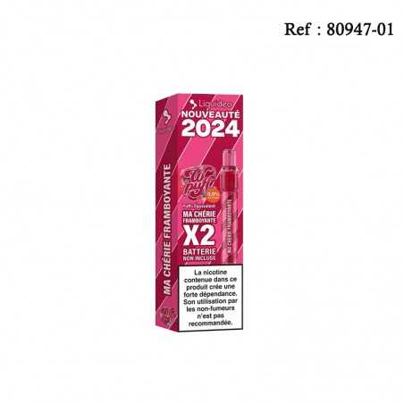 2 pods Wpuff 2.0 Ma Chérie Framboyante 0.9% 1600 puffs
