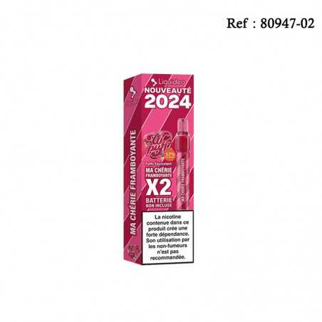 2 pods Wpuff 2.0 Ma Chérie Framboyante 1.7% 1600 puffs