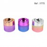Ashtray glass Rainbow assorted per 6 pcs