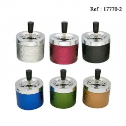 Cendrier poussoir motif marteau assortis, display de 6