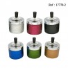 Cendrier poussoir motif marteau assortis, display de 6