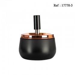 Cendrier poussoir Zorr coloris assortis 8.8 cm, display de 6
