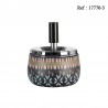Ashtray Zorr 8.8 cm assorted per 6 pcs