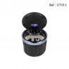 Ashtray for Car with light Black assorted per 6 pcs