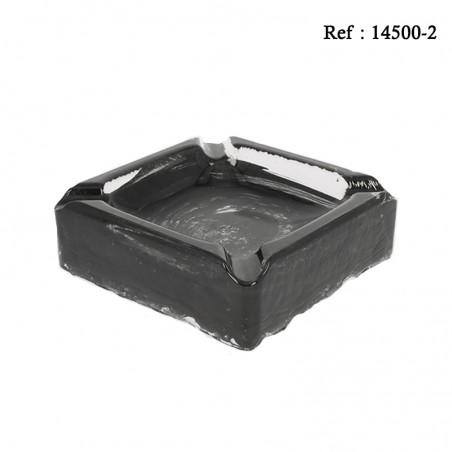 Cigar Ashtray glass Marc Hasss for 4 cigars 200 x 200 x 70 mm